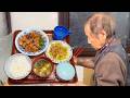 🇯🇵Dinner with My Japanese Grandma (94) | Living in the Countryside Alone