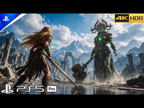 KRATOS Wife is UNSTOPPABLE in GOD OF WAR LAUFEY Looks ABSOLUTELY INCREDIBLE Gameplay [4K 60FPS]
