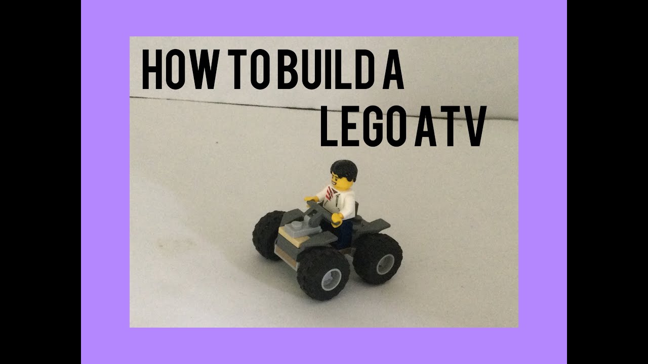 Custom Lego ATV How to build tutorial