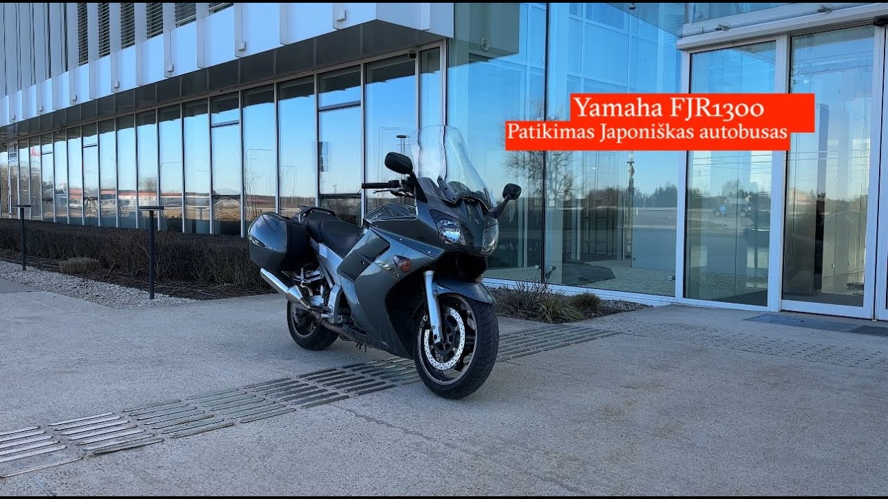 Linelis Ride S02E01. Motociklo Yamaha FJR1300 apžvalga. Patikimas Japoniškas autobusas.