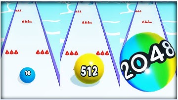 2048 Ball Runner - Gameplay Walkthrough - Levels 1-20