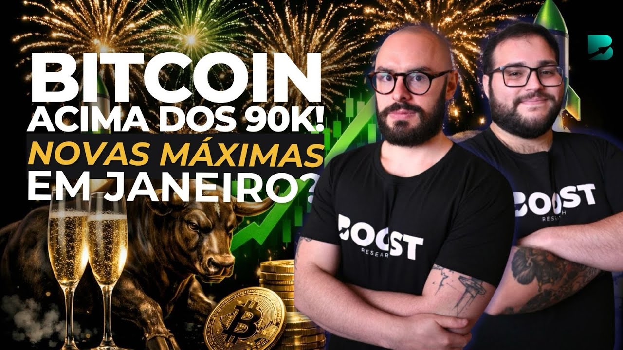 BITCOIN ACIMA DOS US$90 MIL: JANEIRO VAI TRAZER NOVAS MÁXIMAS HISTÓRICAS?