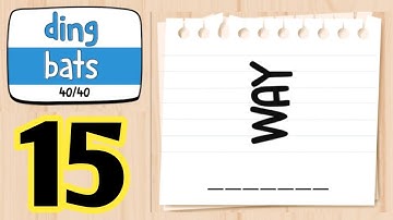 Tricky words Ding Bats level 15 ||