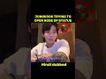 jungkook trying to open statue nose 🤣 Hindi dubbed #bts