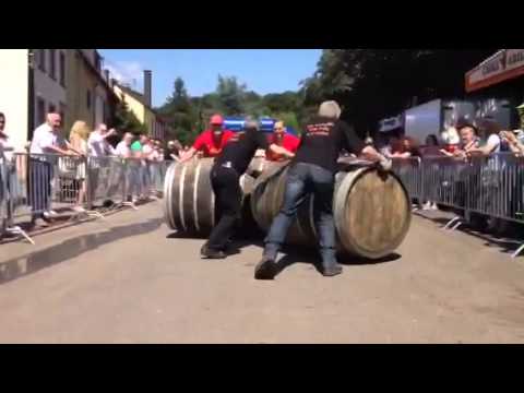 volksfreund shop Bierfassrollen beim Olewiger Weinfest in Trier