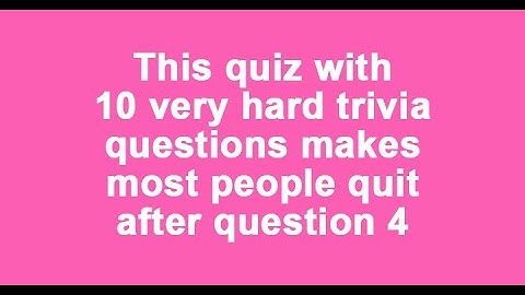 Ultimate Trivia Challenge: Test Your Knowledge with These 10 Questions!