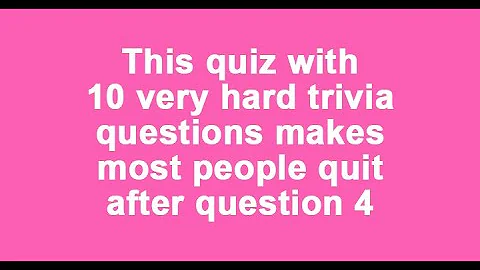 Ultimate Trivia Challenge: Test Your Knowledge with These 10 Questions!