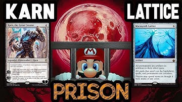 😈 Karn Lattice Prison in Free Win Red!!!! ► MTG Modern Gameplay ◄