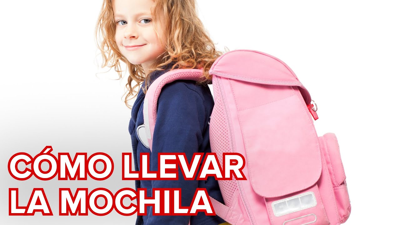 Qué mochila necesitan los niños para que no se resienta su espalda?