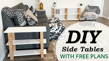 DIY Side Tables with Free Plans (Super Simple Collection)