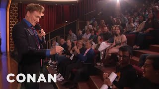 Scraps: Audience Member Refuses Conan's Autograph | CONAN on TBS