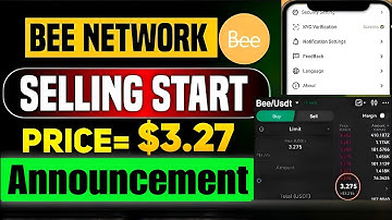 Good News ll Bee Network withdrawal update ll Bee Coin Selling Start 😱 || 1Bee = $3 🤑🎉 #beenetwork 