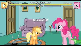 St9 M.u.g.e.n Request Applejack Moku Vs Hm Hibiki Pinkie Pie