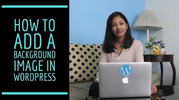 How to add a background image in WordPress