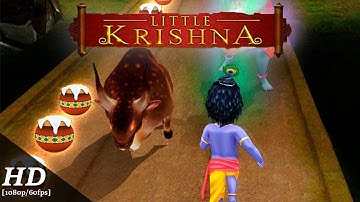 Little Krishna jungle run 3D Game Play | play store game for kids