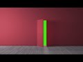 Door open green screen