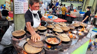 40 years in same place! Claypot Chicken Rice and Wok dishes | Malaysia Street Food