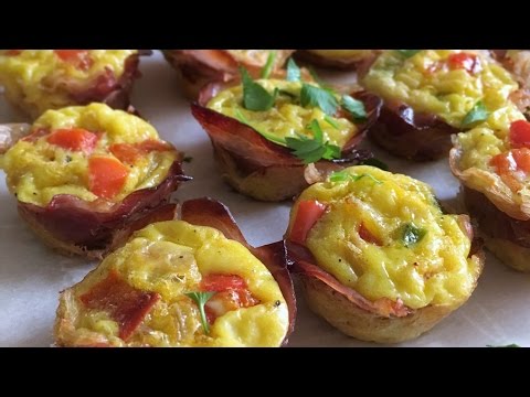 Prosciutto Wrapped Mini Frittatas