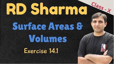 (L8)Surface Areas & Volumes: Chapter14 RD Sharma Class10 Exercise 14.1 Q61 to Q72 by Ashish Sir