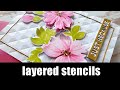 Layered Stencils | Altenew Video Hop & Giveaway