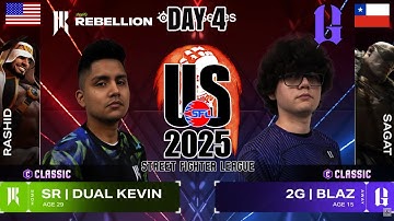 ⚡ Dual Kevin (Rashid) vs Blaz (Sagat) — Street Fighter League US 2025