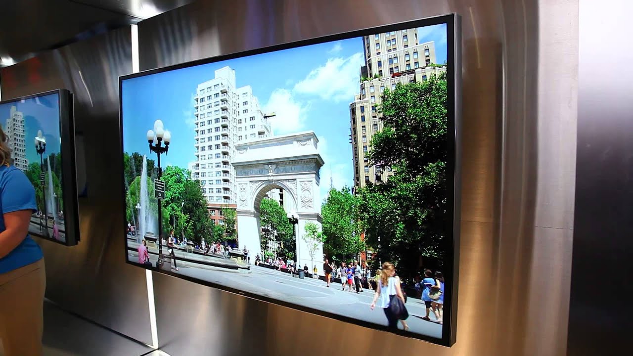Mobile01 CES 2014 Samsung 85" Bendable UHD TV Flat to