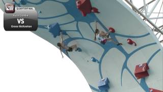 Quaterfinal - Kyra Condie VS Grace McKeehan - 2014 Clif Bar Psicobloc Masters