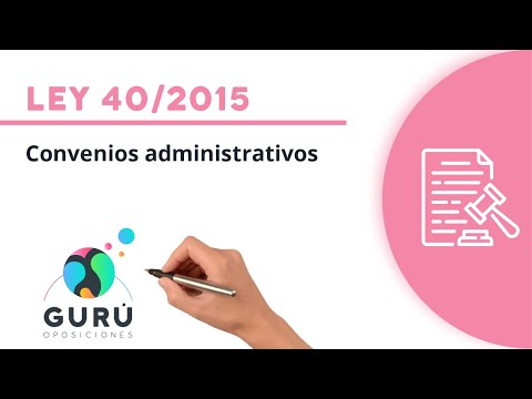 Ley 40/2015: convenios administrativos