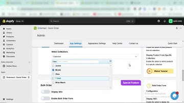 Orderbazi : Quick Order | Set up Quick Order Collection Settings | Shopify App | SolverCircle