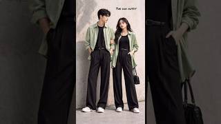 The duo outfit 🤍 || Shirt look || #coupleoutfits #duo #ootd #outfit #casualchic