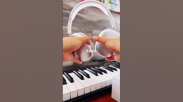 REAL VS FAKE: AIRPOD MAX #apple #airpodmax #techreview