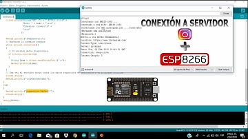 Conexión a servidor + NodeMcu ESP8266  (Modo Cliente)
