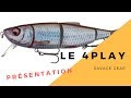 Prsentation du 4play v2 lip lure savage gear lure fishing peche 