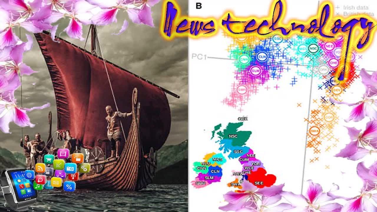 News Techcology -  DNA map of of Britain and Ireland reveals Viking genes