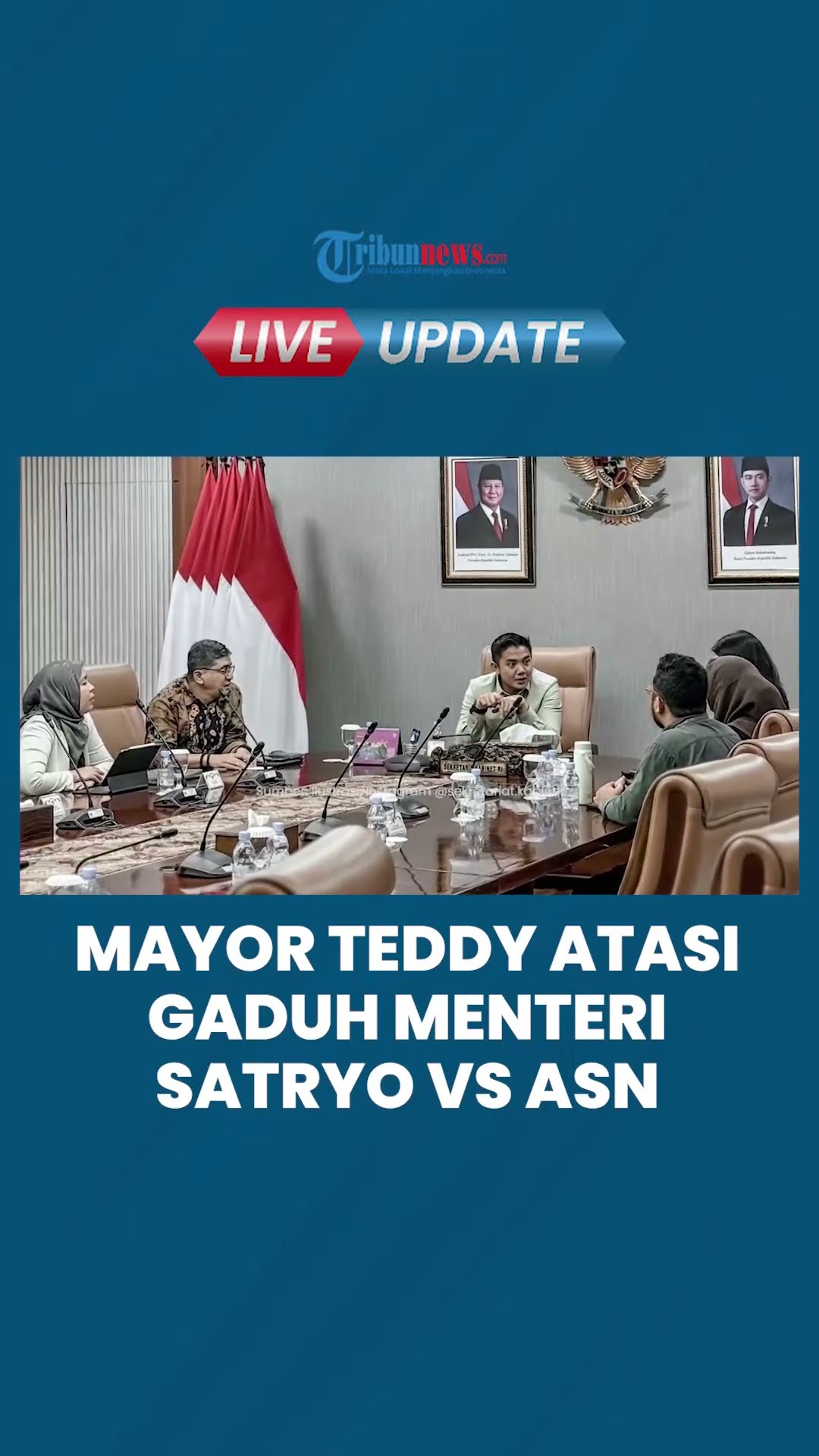 Mayor Teddy Damaikan Menteri Satryo Vs ASN, Minta Temui Neni Herlina dan Berakhir Gandengan Tangan