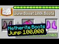 Minecraft Skywars but I added Jump Boost 100,000 Boots...