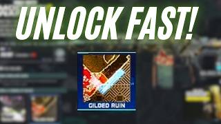 QUICK TIPS to UNLOCK Gilded Ruin Camo FASTER! (MW4 CAMO GRIND BO7)