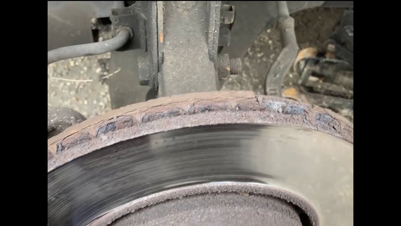 Removing Seized Brake Disc Rotor Without a Puller YouTube