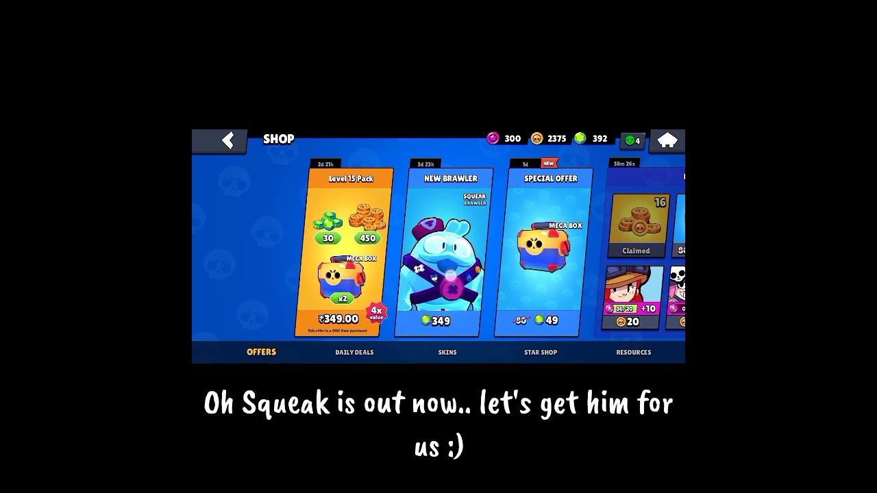 Unlocking squeak | Brawl Stars | 