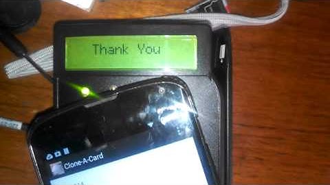 Android app clones a Mastercard NFC card