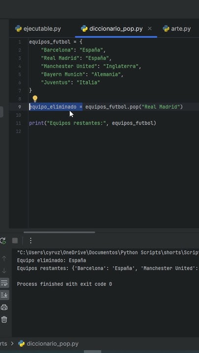 Domina Python: Aprende a Utilizar el Método pop() con Diccionarios ...