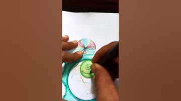 colourful spirograph design#viral #short #shorts