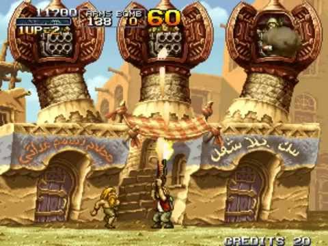Metal Slug 2 - Super Vehicle-001/II ARCADE (Level 8 Difficulty) - Real-Time Playthrough