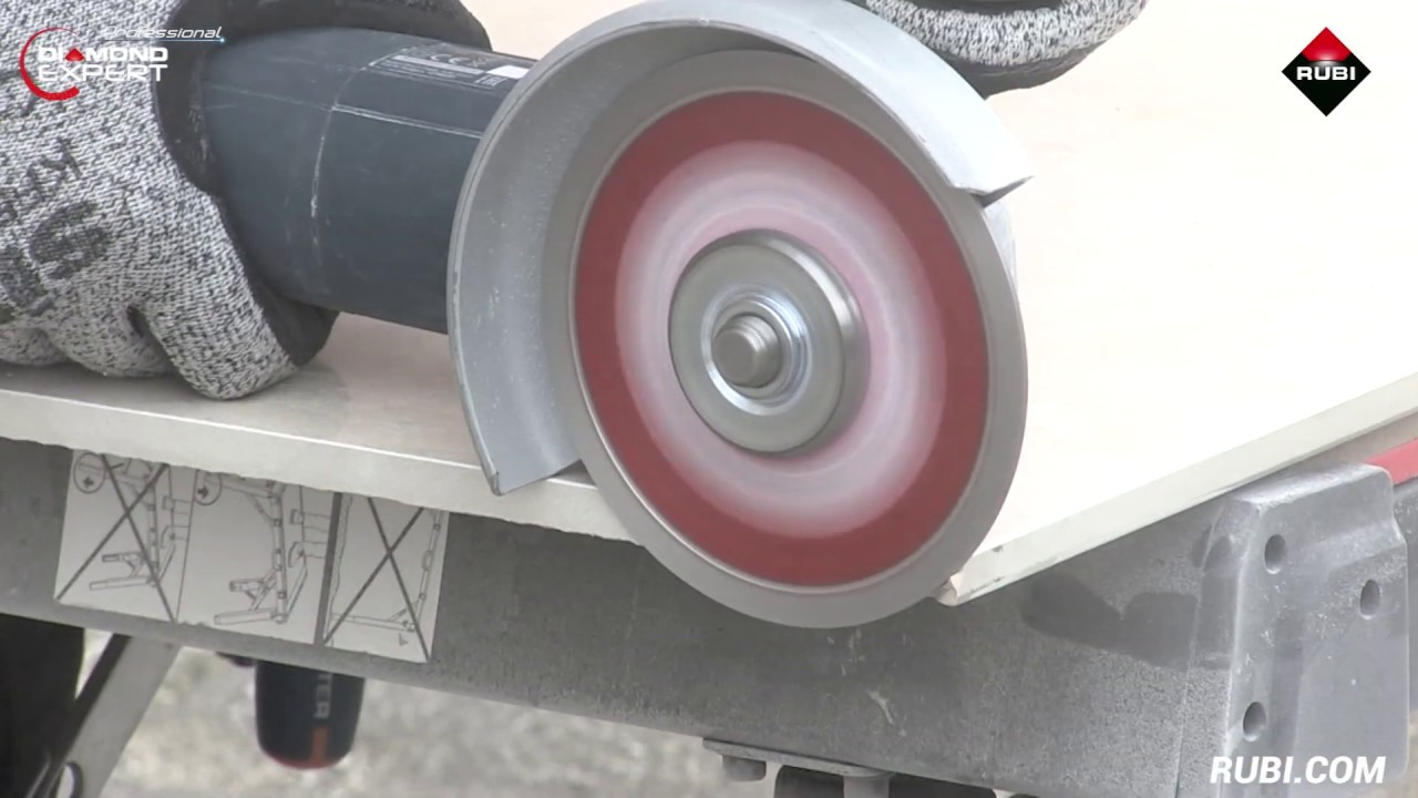 Dry cutting diamond blades.  CONTINUOUS - CPR porcelain tiles diamond blade