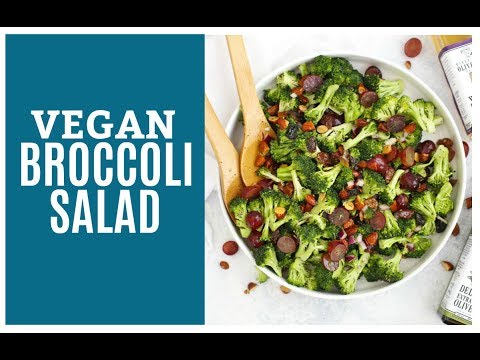 Vegan Broccoli Salad (Paleo & Gluten Free!)