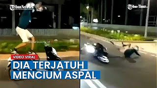 Download Lagu VIRAL Video ABG Akrobat dengan Berdiri di Atas Motor, Akhirnya Malah Begini MP3