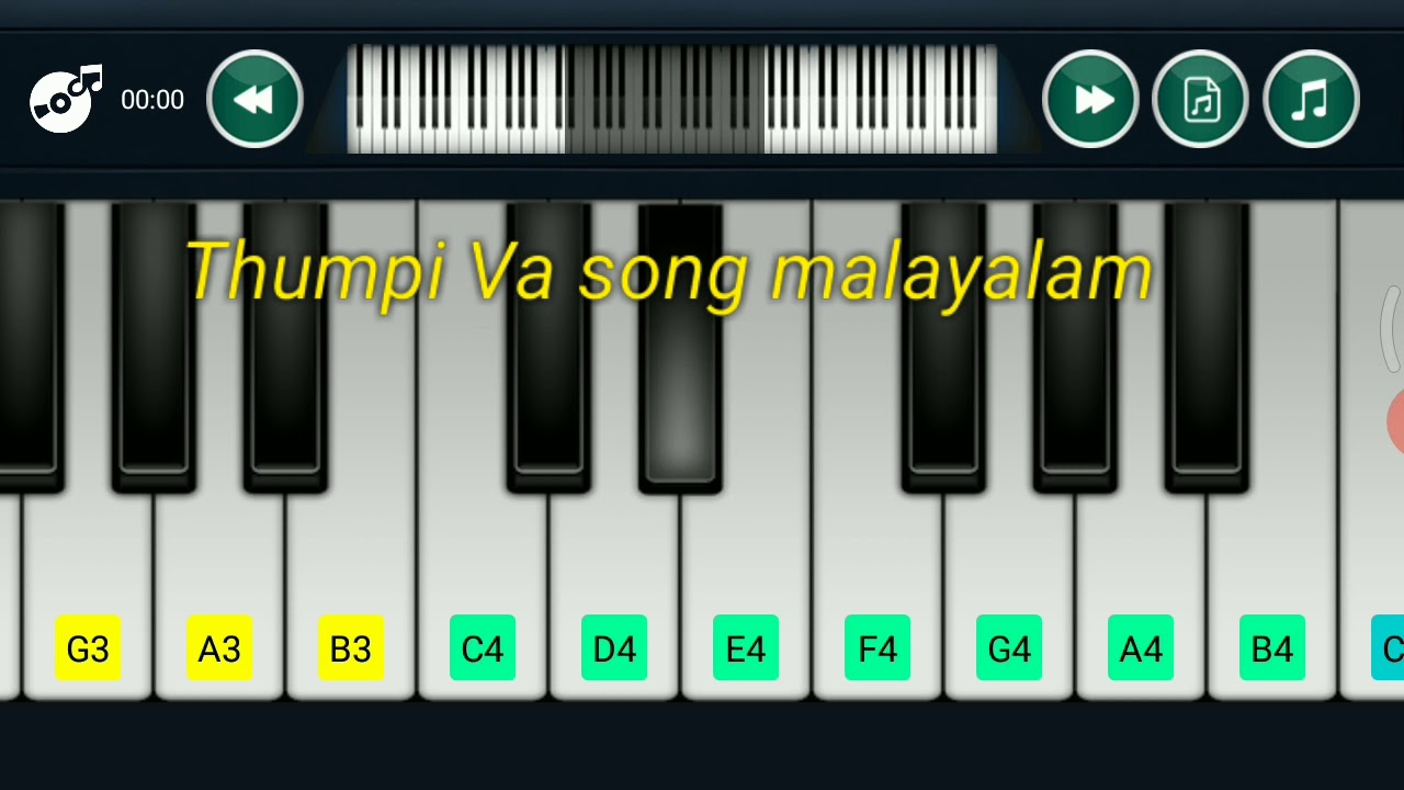 Piano lessons malayalam YouTube