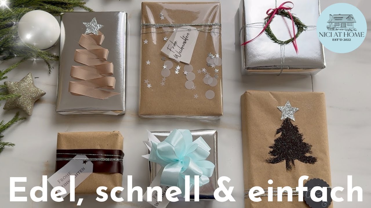 Weihnachtsgeschenke wirkungsvoll und günstig verpacken mit viele Tipps & IKEA Papier