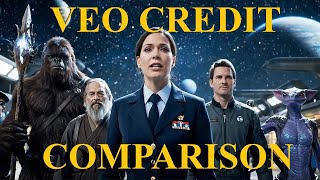 VEO Flow 20 credits vs 100 credits prompt comparison ✅