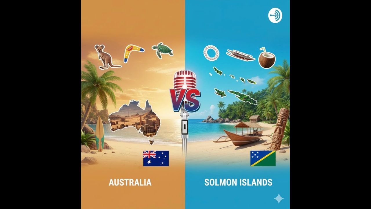 Australia vs. Solomon Islands: The Continent vs. The Conflict Zone